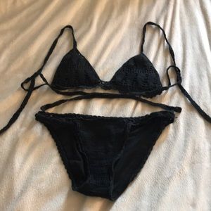 Lisa Maree x Free People crochet bikini